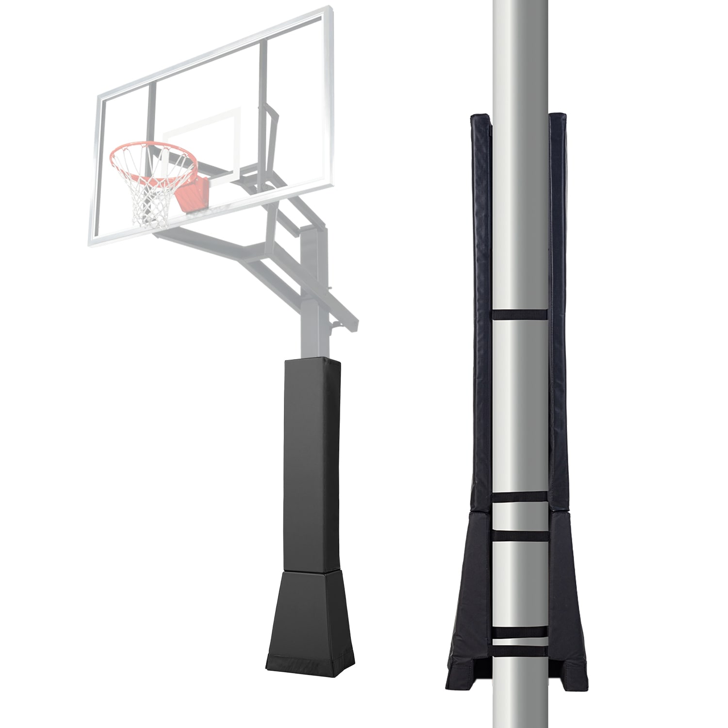 64" Tall Basketball Pole Pad All-weather Durable Padding For 7"x7" Square Pole_voghion.com